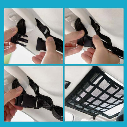 Elevate Your Car's Storage with a Smart Overhead Cargo Net