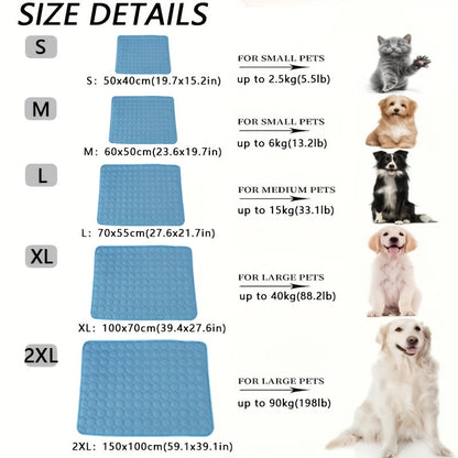 ZuriChill Luxury Pet Cooling Mat | Comfort for Your Furry Friend in Warm Weather