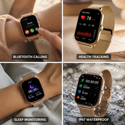 1.83" Smart Touchscreen Watch with Health Monitoring & Call Features
