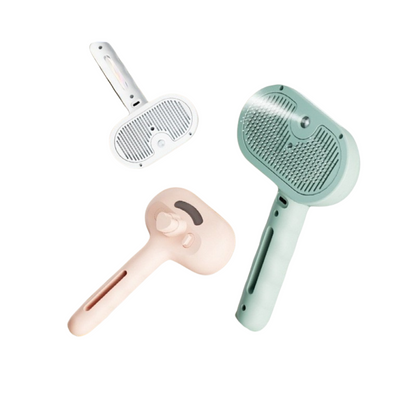 Steam Grooming Brush for Cats and Dogs - Gentle Pet Care Tool