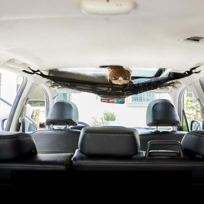 Elevate Your Car's Storage with a Smart Overhead Cargo Net