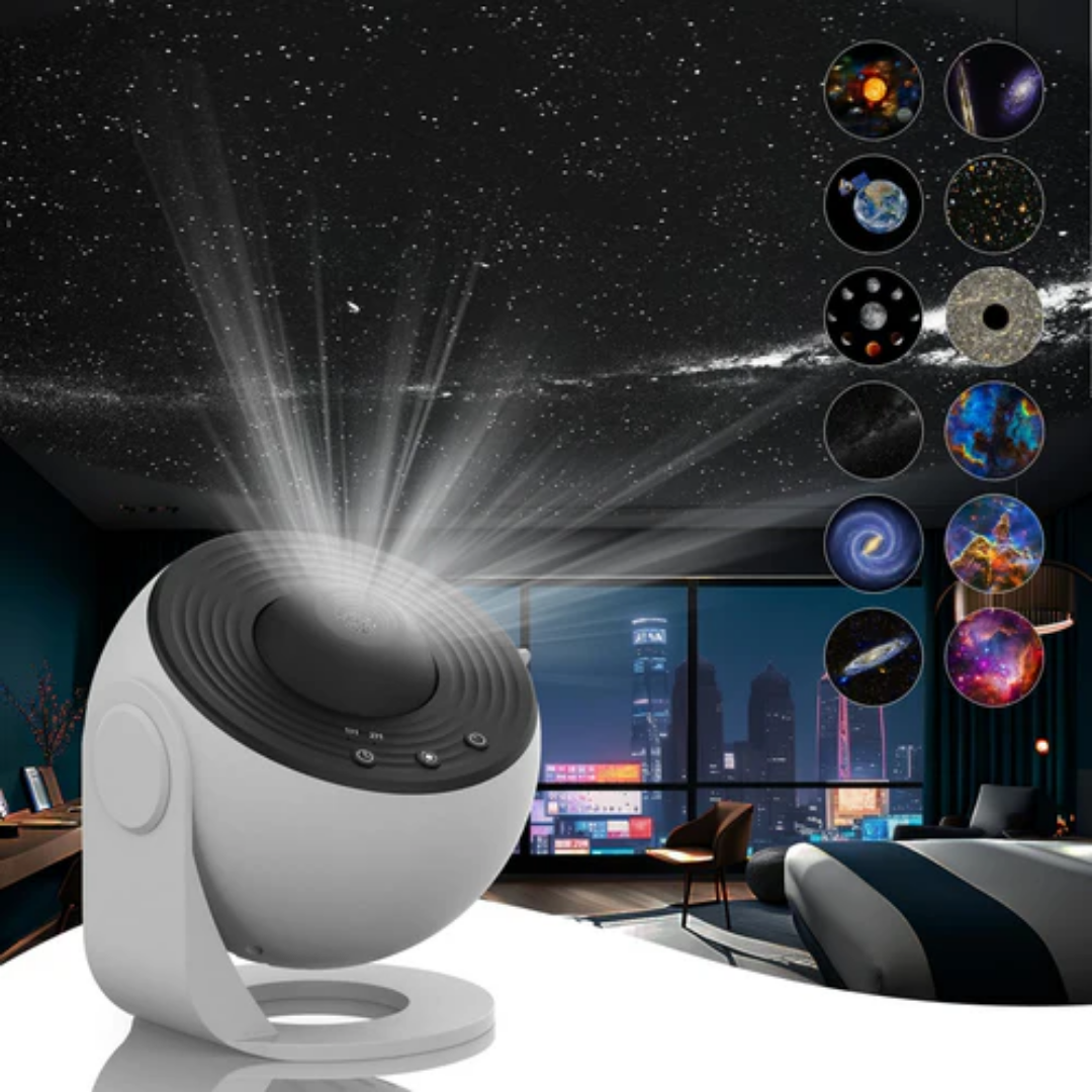 Bedroom Relaxation Projector Lamp with Starry Sky Effect