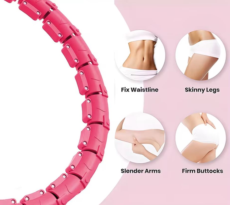 Customizable Weighted Hula Hoop for Waist Training