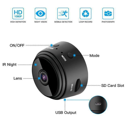 1080p Magnetic WiFi Mini Camera for RV Trailer Rear View