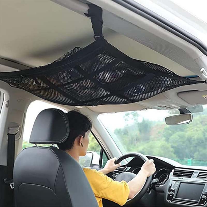 Elevate Your Car's Storage with a Smart Overhead Cargo Net