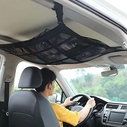 Elevate Your Car's Storage with a Smart Overhead Cargo Net