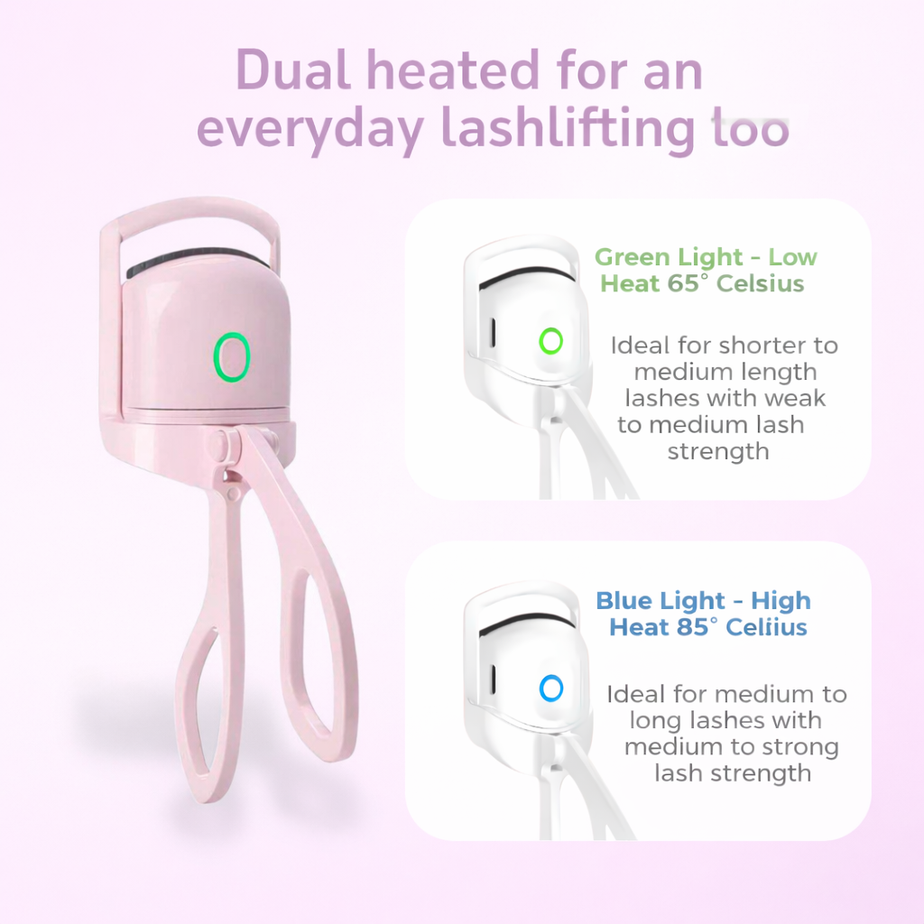 HotCurler - Heated eyelash curler for curled lashes all day long!