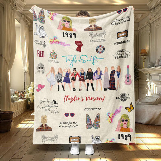 Nap Blanket for Travel and Home Office Use - Swiftmas Design