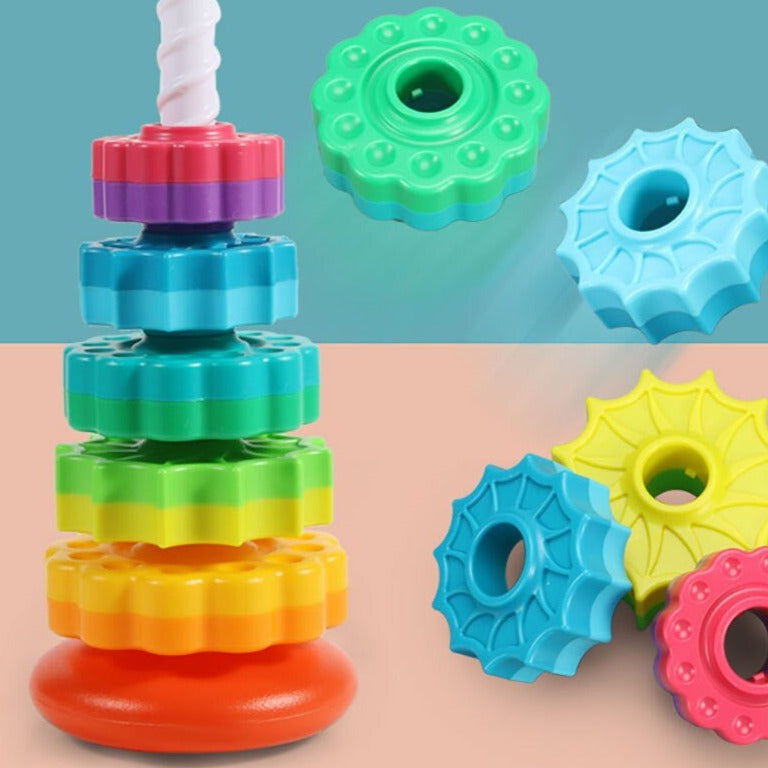 Vibrant Learning Stacking Tower for Kids