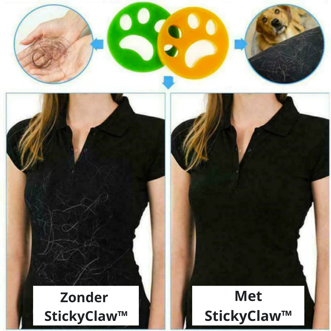 Clothing and Room Hair-Free with Sticky Claw