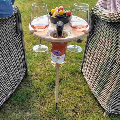 Collapsible Picnic Table with Wine Holder – Last Day Sale