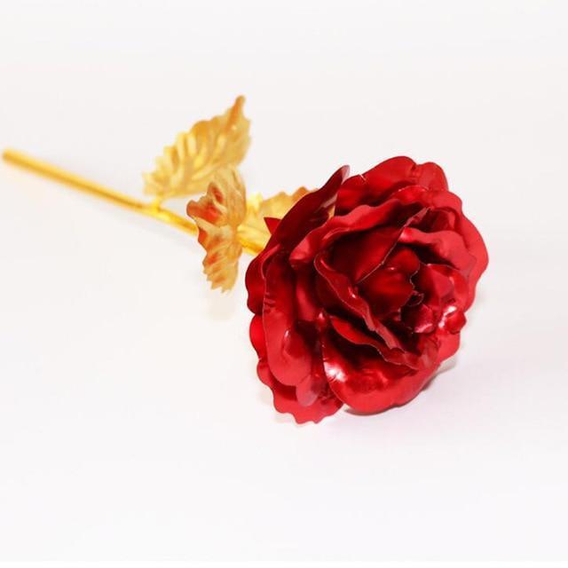 24K Gold-Plated Rose Arrangement
