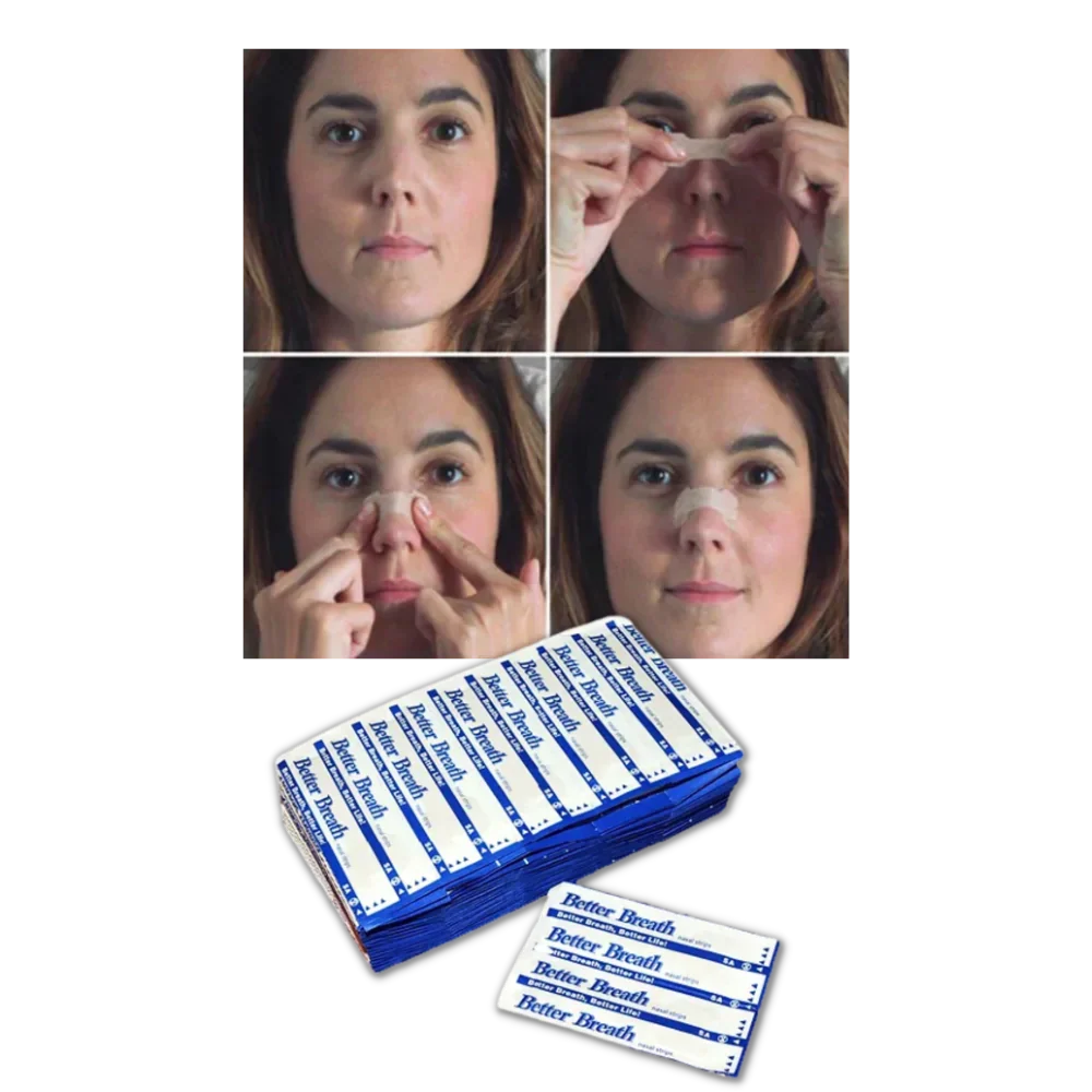 100-Pack Nose Strips for Snoring Relief