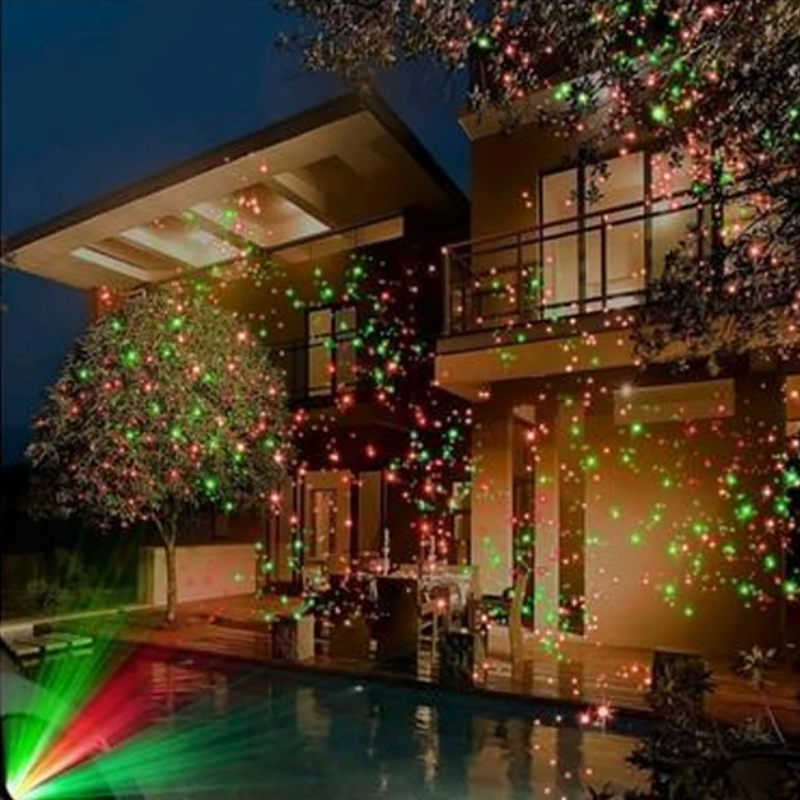 Enchanting Outdoor Laser Light Projection for Any Occasion