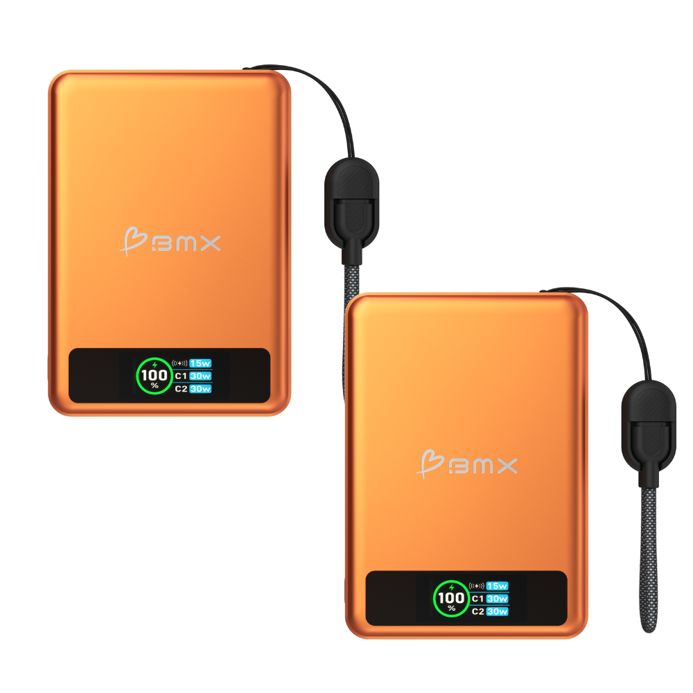 Dual Magnetic 10000 mAh Power Banks – Orange