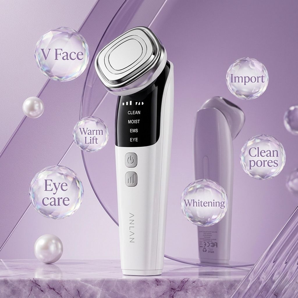 EMS Facial Massager – LED Photon Face Lifting & Deep Skin Care Device