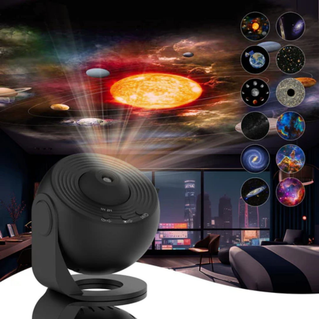 Bedroom Relaxation Projector Lamp with Starry Sky Effect