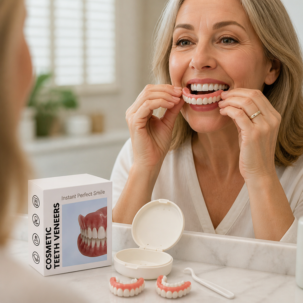 ComfortFlex Dental Replacement Set for Upper & Lower Teeth