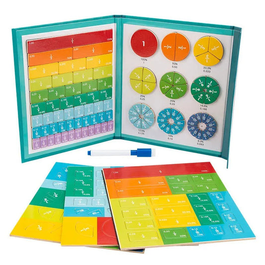 Interactive Magnetic Fraction Learning Set for Kids