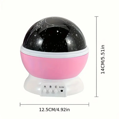 Night Lamp Projector with Music and Colorful Star Light Display