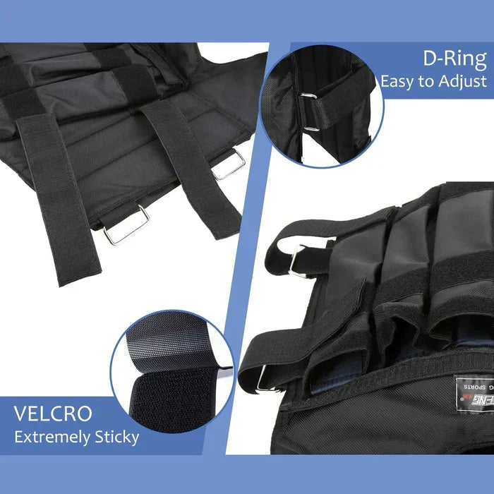 Customizable Weighted Training Vest for Enhanced Workouts