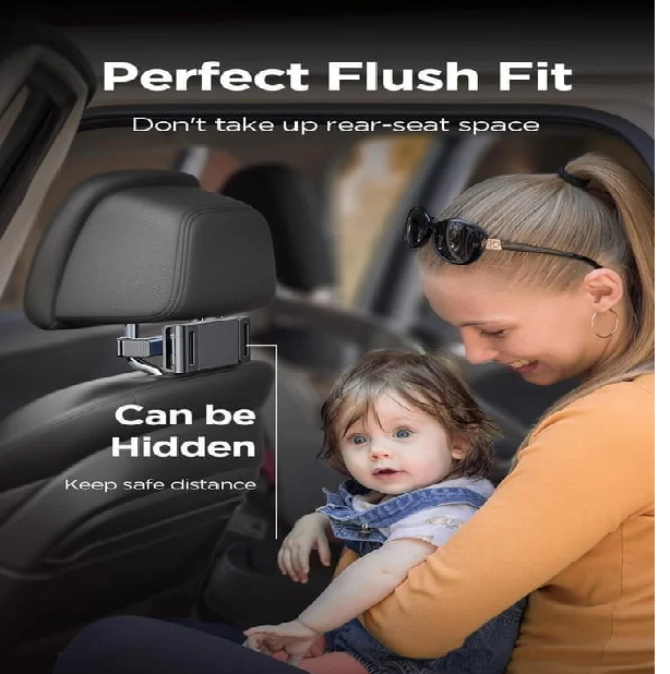 Versatile Backseat Device Holder for Tablets and Smartphones