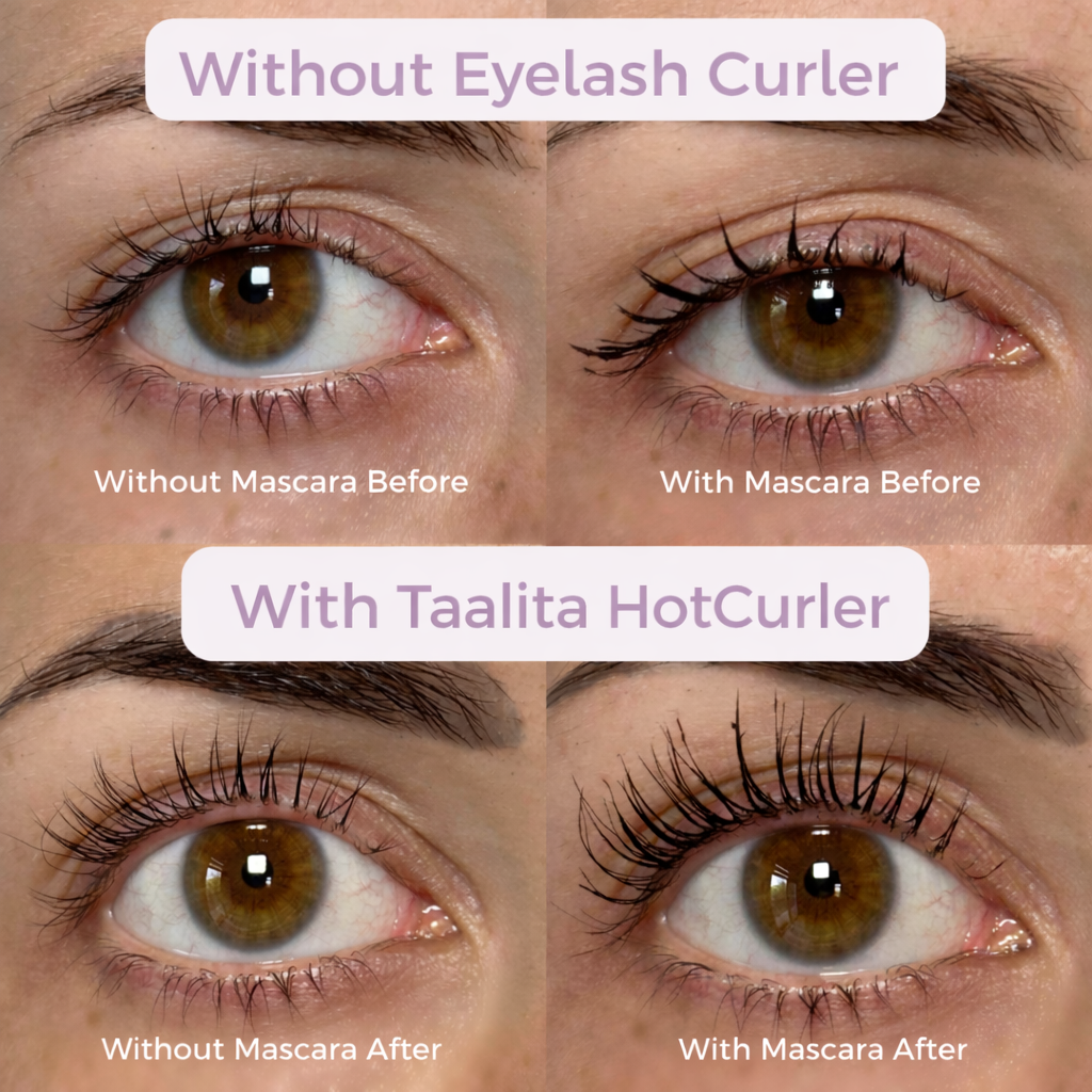HotCurler - Heated eyelash curler for curled lashes all day long!