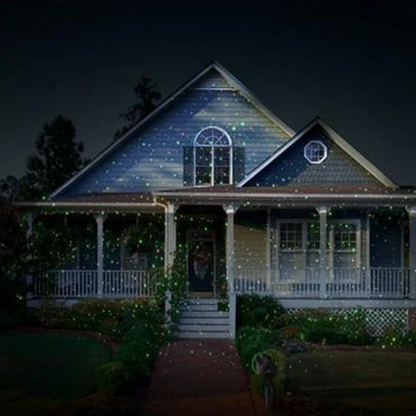 Enchanting Outdoor Laser Light Projection for Any Occasion