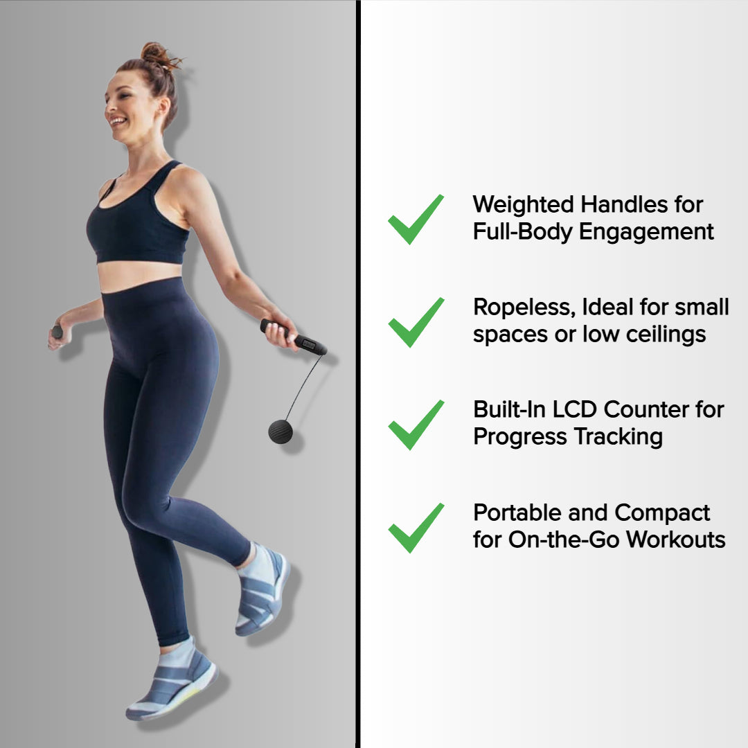 Smart Wireless Jump Rope with Calorie Tracker