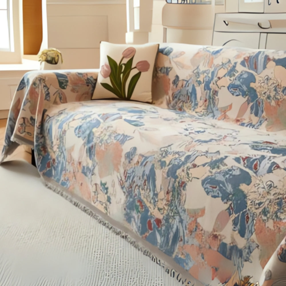 Charming Bloom Reversible Sofa Protector