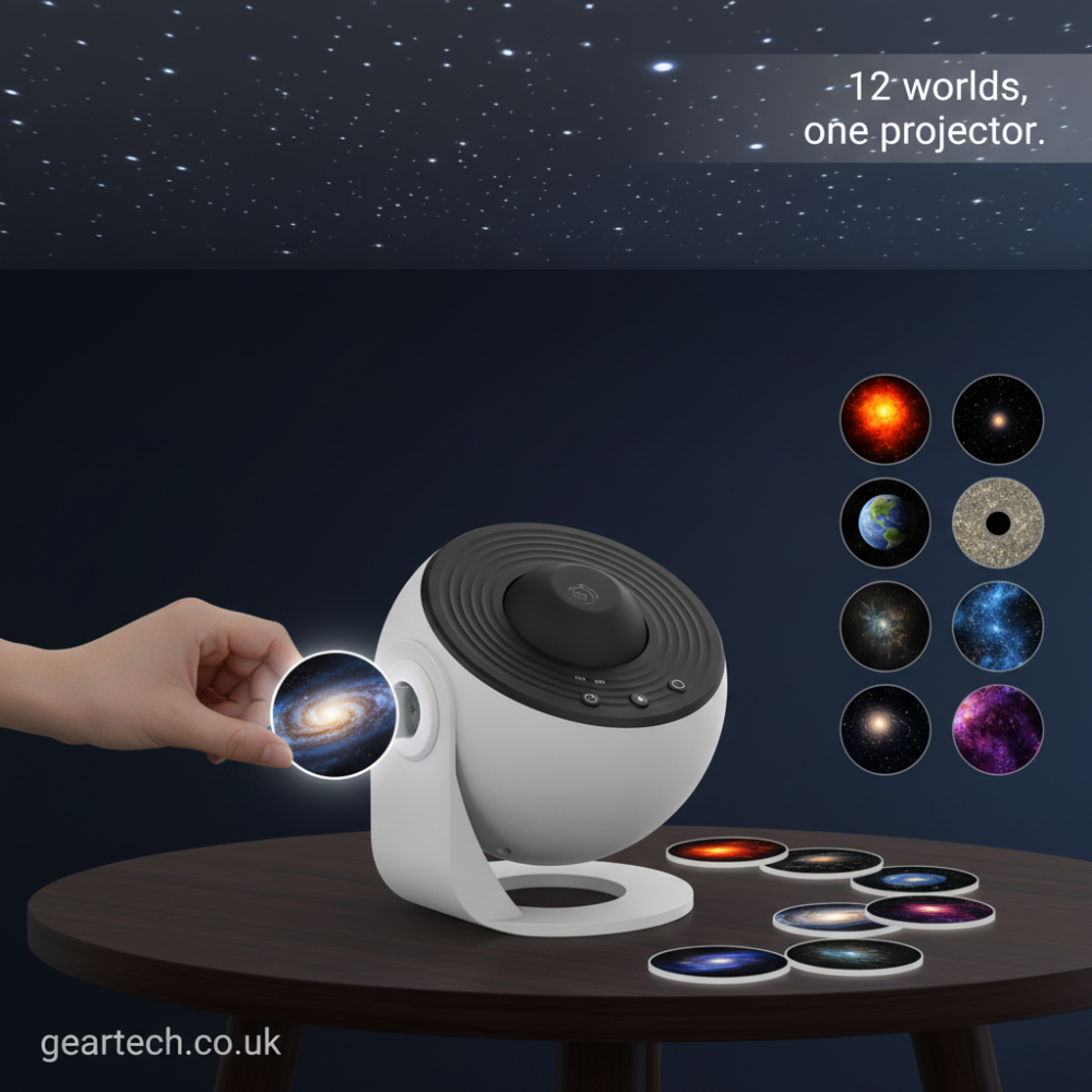 Bedroom Relaxation Projector Lamp with Starry Sky Effect