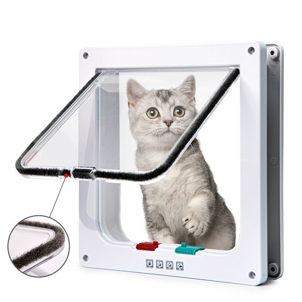Smart Access Pet Door with 4-Way Lock System