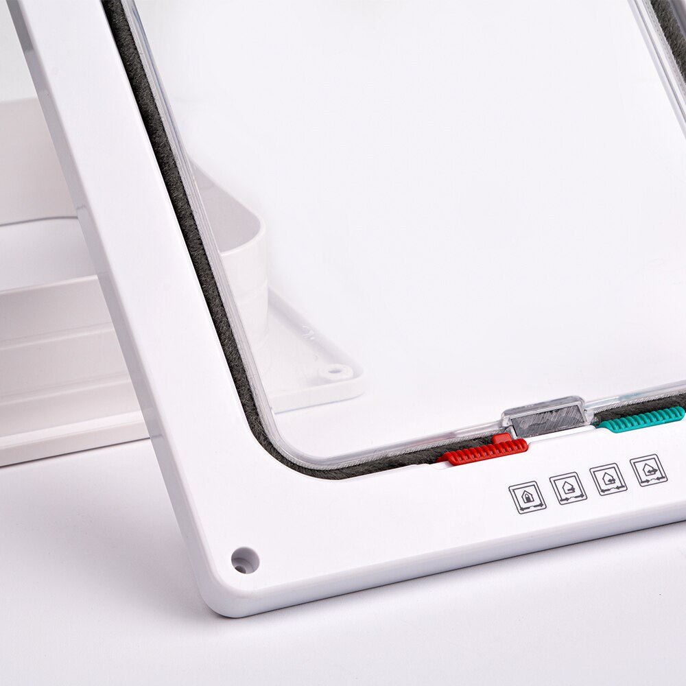 Smart Access Pet Door with 4-Way Lock System