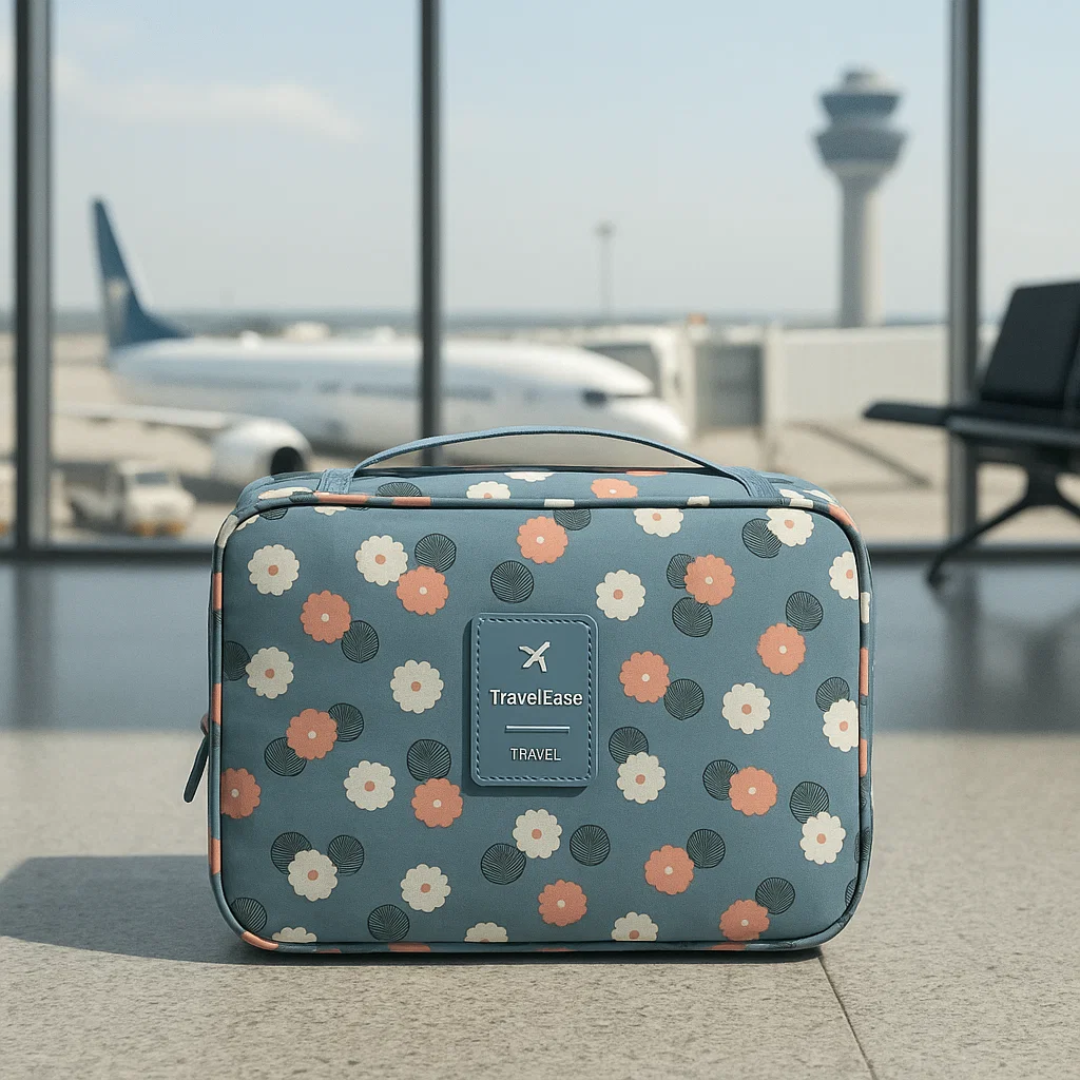 Water-Resistant Toiletry Bag for Travel with Hanging Hook