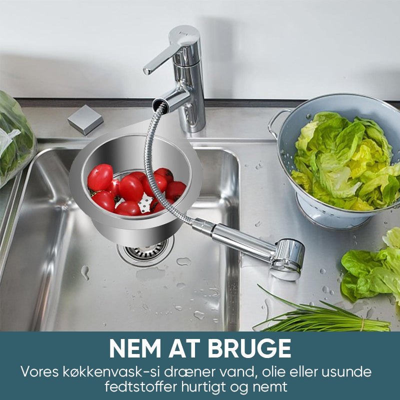 Triangular Stainless Steel Kitchen Sink Strainer Basket