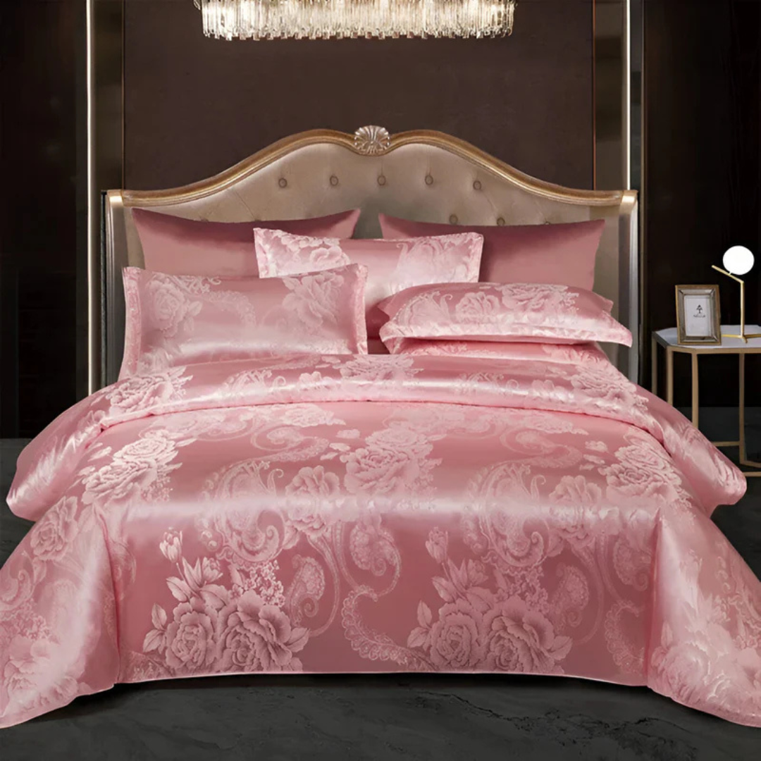 Luxury Satin Duvet Cover – Elegant Comfort and Style for Your Bedroom – Rosé