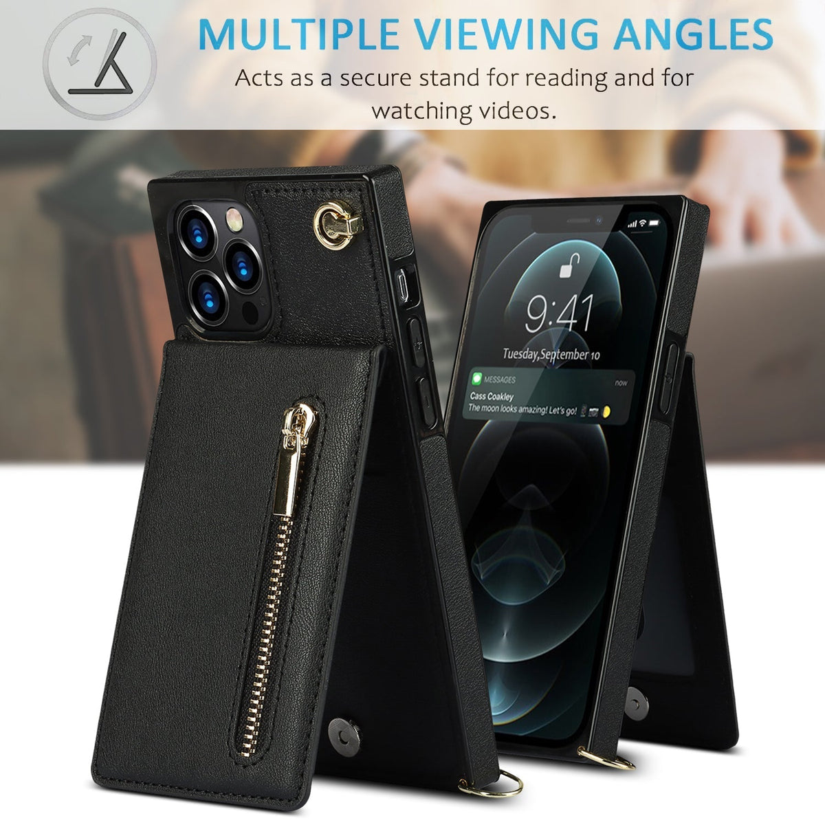 Hands-Free Smartphone Crossbody Wallet Case