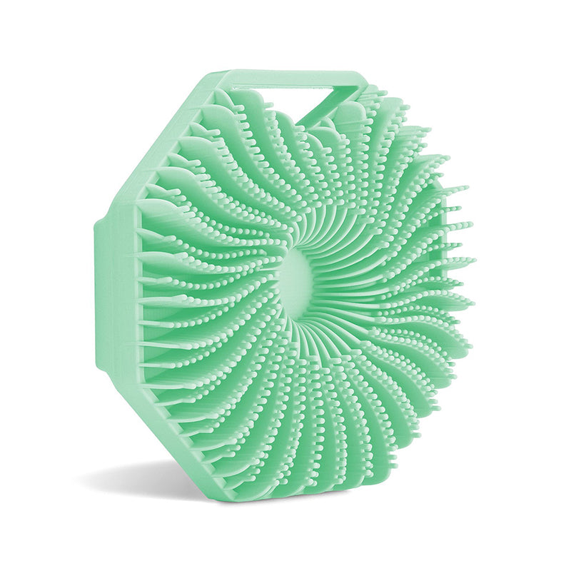 Luxurious Silicone Exfoliating Bath Brush – green