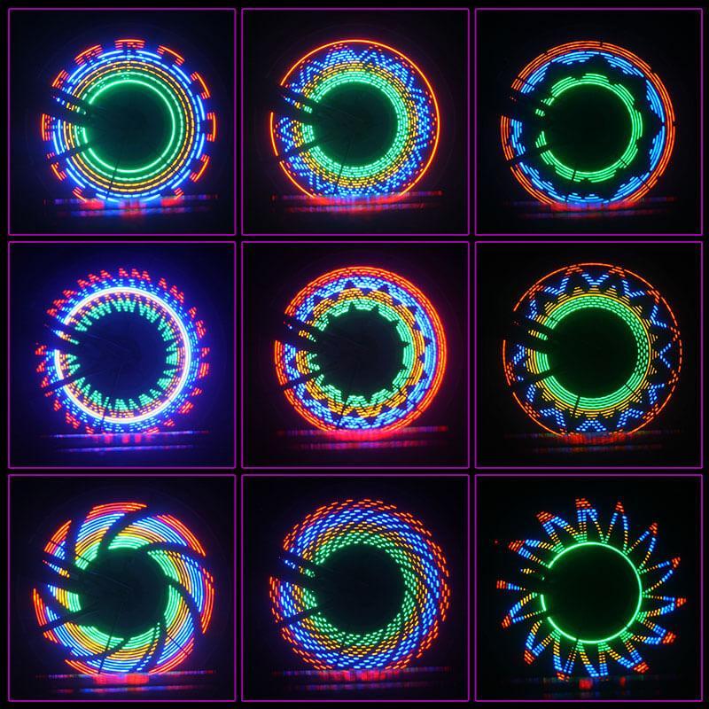3D Bicycle Wheel Spoke LED Light Set