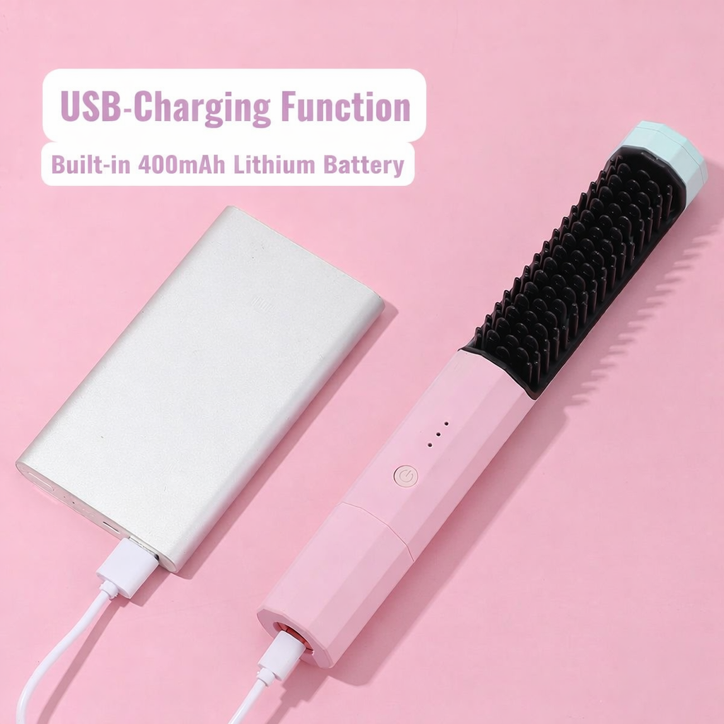 3-in-1 Frizz Remover - Professional Smoothing Brush