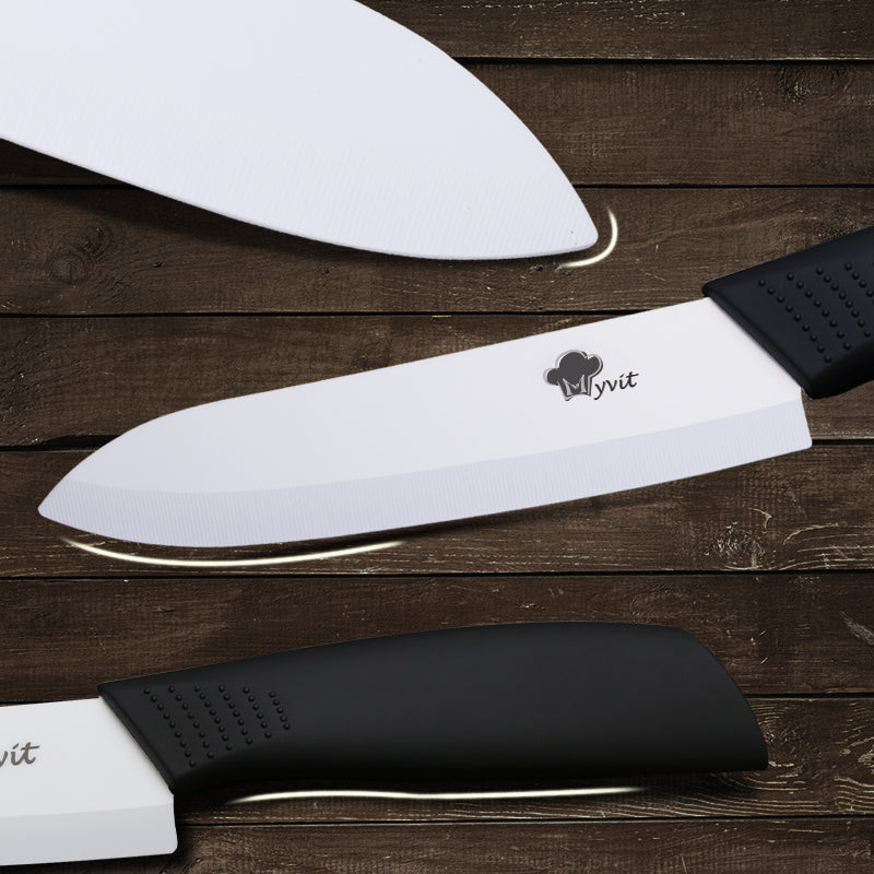 Chef's Mastery Knife Set in Ceramic for Kitchen Use