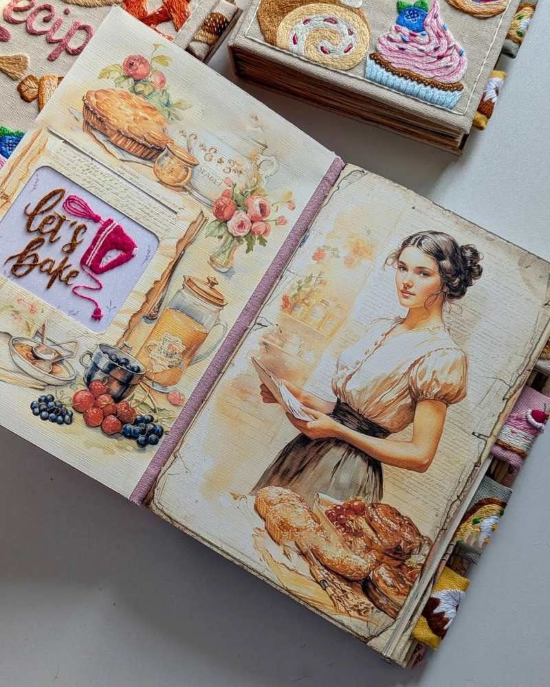 Handcrafted Recipe Notebook for Personal Culinary Creations