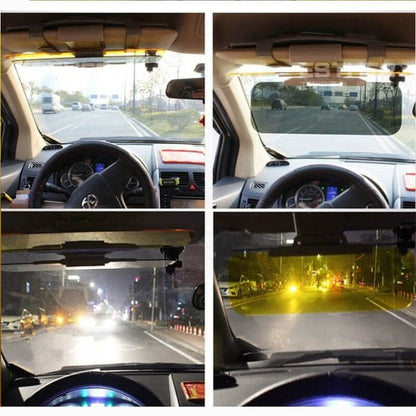 Glare-Reducing Car Visor Extension for Enhanced Driving Comfort