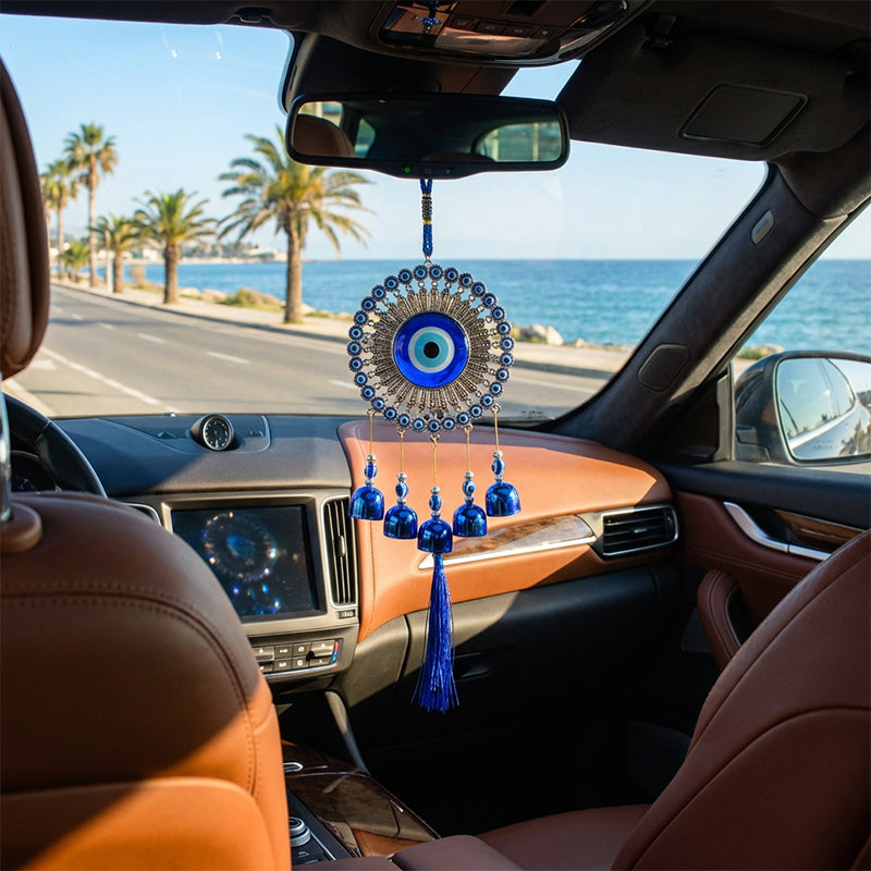 Wind Chime with Nazar Protection Amulet