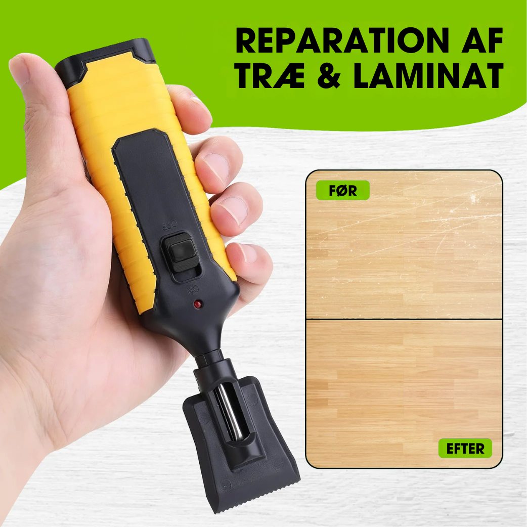 Wood Restoration Wax with Enhanced Melting Tool