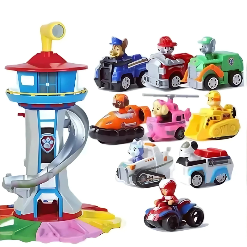 Adventure Playset with Towers, Vehicles, and Figures