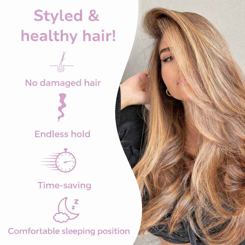 BunBun Curlers – No Heat, Nourishing, and Perfect for a Salon-Quality Look at Home!