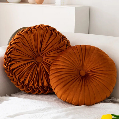 Fluffy Decorative Pillow for Living Room – Comfort and Luxury – Orange