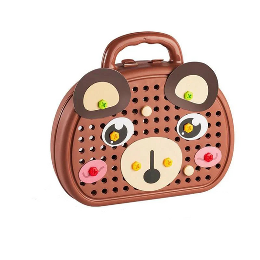Montessori Tool Box for Creative Kids – Brown
