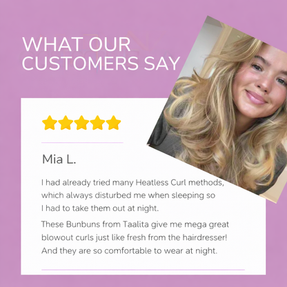 BunBun Curlers – No Heat, Nourishing, and Perfect for a Salon-Quality Look at Home!